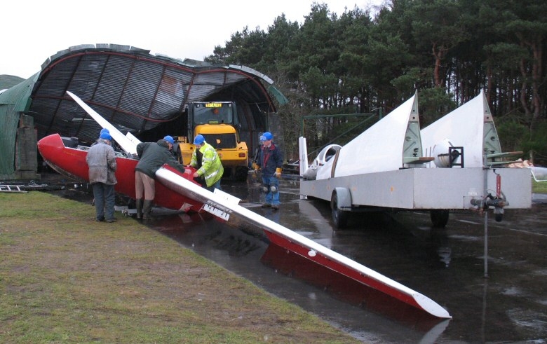 Hangar Collapse - January 2010