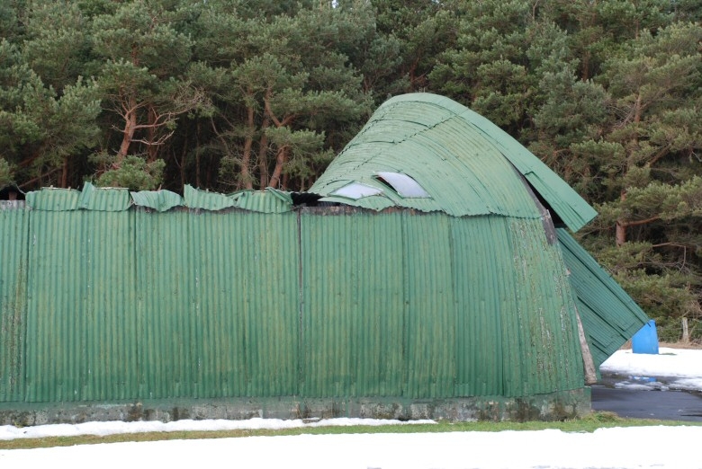 Hangar Collapse - January 2010